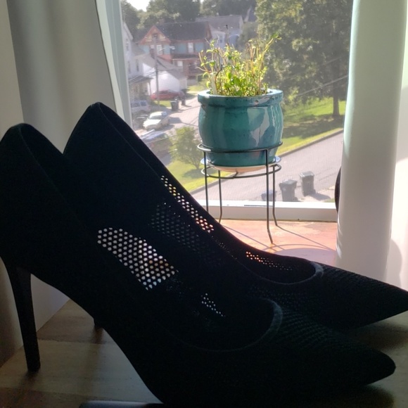 Black mesh High heels - Picture 5 of 5